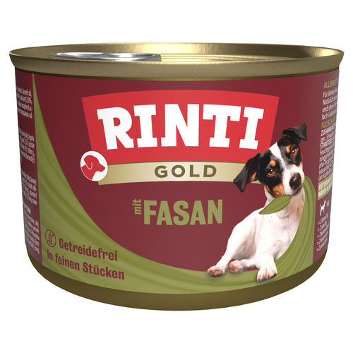Rinti Gold mit Fasan 185 g - 12 Stück