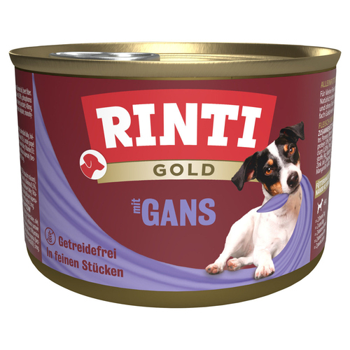 Rinti Gold mit Gansstückchen 185 g - 12 Stück