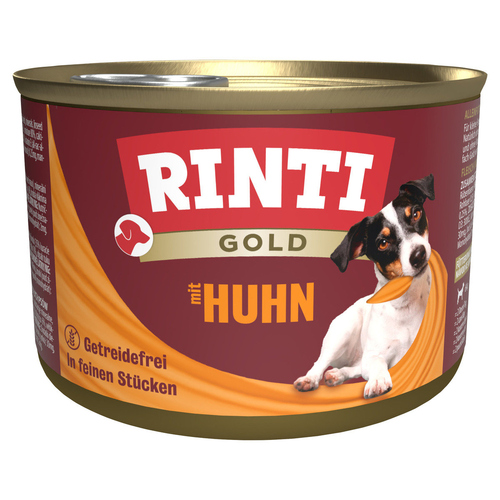 Rinti Gold mit Huhnstückchen 185 g - 12 Stück