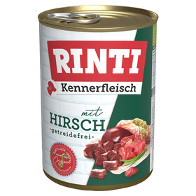 Abbildung Rinti Kennerfleisch Hirsch 400 g - 24 Stück