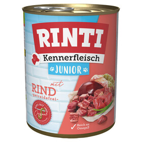 Abbildung Rinti Kennerfleisch Junior mit Rind 800 g - 12 Stck