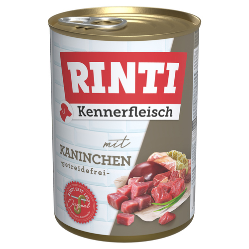 Rinti Kennerfleisch Kaninchen 400 g - 12 Stück