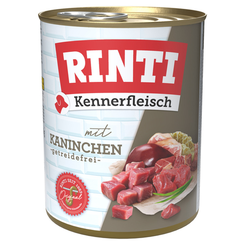 Rinti Kennerfleisch Kaninchen 800 g - 12 Stück