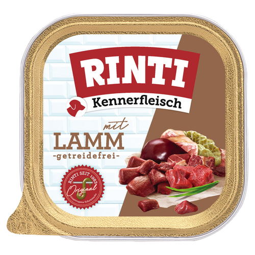 Rinti Kennerfleisch Plus mit Lamm 300 g - 9 Stück