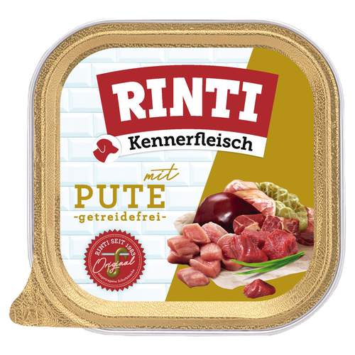 Rinti Kennerfleisch Plus mit Pute 300 g - 9 Stück