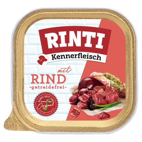 Rinti Kennerfleisch Plus mit Rind 300 g - 9 Stück