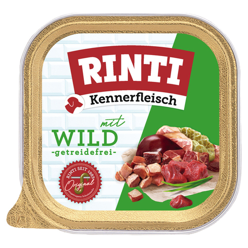 Rinti Kennerfleisch Plus mit Wild 300 g - 9 Stück