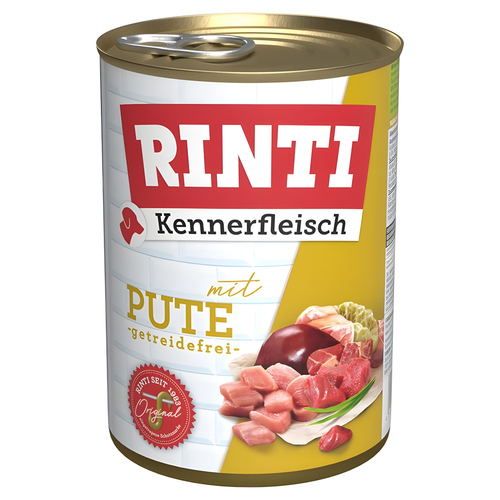 Rinti Kennerfleisch Pute 400 g - 12 Stück