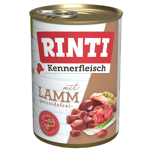 Rinti Kennerfleisch mit Lamm 400 g - 24 Stück