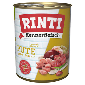 Abbildung Rinti Kennerfleisch mit Pute 800 g - 12 Stck