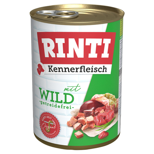 Rinti Kennerfleisch mit Wild 400 g - 24 Stück