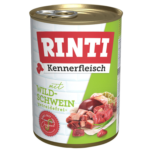 Rinti Kennerfleisch mit Wildschwein 400 g - 12 Stück