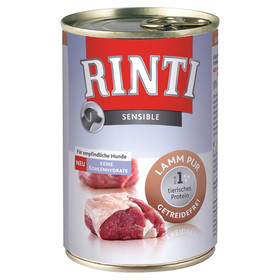 Abbildung Rinti Sensible Lamm pur 400 g - 12 Stck