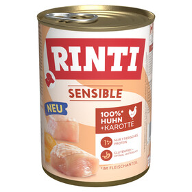 Abbildung Rinti Sensible mit Huhn + Karotte 400 g - 12 Stck
