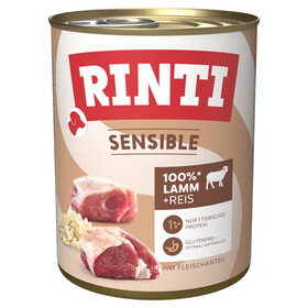 Abbildung Rinti Sensible mit Lamm + Reis 800 g - 6 Stck