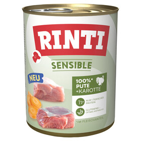 Abbildung Rinti Sensible mit Pute & Karotte 800 g - 6 Stck