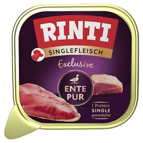 Abbildung Rinti Singlefleisch Exclusive Ente pur 150 g - 10 Stck