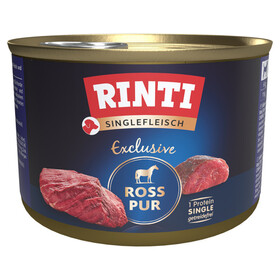 Abbildung Rinti Singlefleisch Exclusive Ross Pur 185 g - 12 Stck