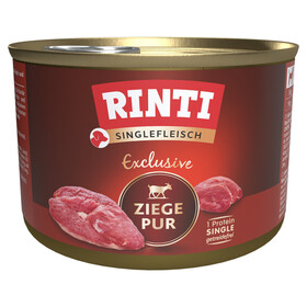 Abbildung Rinti Singlefleisch Exclusive Ziege Pur 185 g - 12 Stck