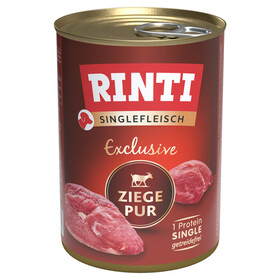 Abbildung Rinti Singlefleisch Exclusive Ziege Pur 400 g - 12 Stck