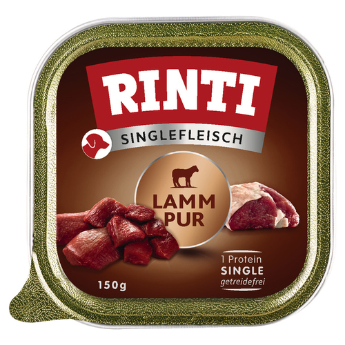 Rinti Singlefleisch Lamm Pur 150 g - 10 Stück