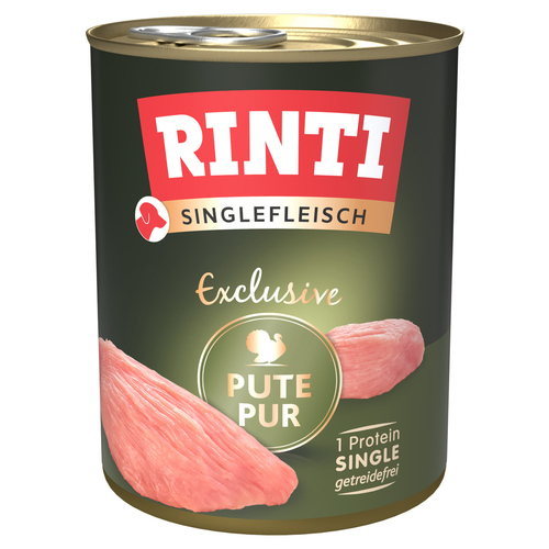 Rinti Singlefleisch Pute Pur 800 g - 6 Stück