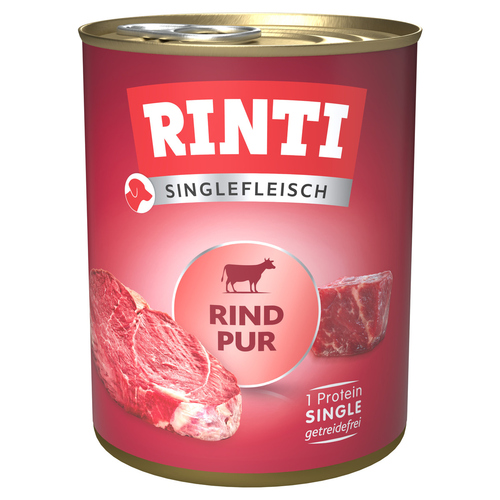 Rinti Singlefleisch Rind Pur 800 g - 6 Stück