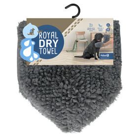 Abbildung Royal Dry Hundehandtuch Mikrofaser grau