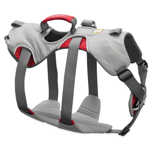 weitere Abbildung Ruffwear Hundegeschirr DoubleBack Harness Cloudburst Gray