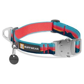 RUFFWEAR Top Rope Hundehalsband - Verstellbar (Größe M: 36-51 Cm), Reflektierend, Robust, Farbe River Rock Green