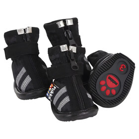 Abbildung Rukka Pets Hundeschuhe Step Shoes schwarz