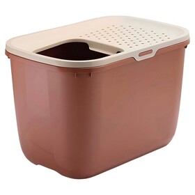 Abbildung SAVIC Katzentoilette Hop In champagne-rose/terrakotta