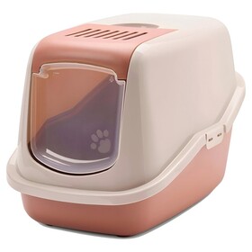 Abbildung SAVIC Katzentoilette Nestor champagner-rose/terrakotta