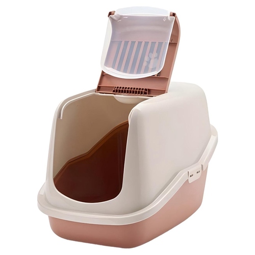 weitere Abbildung SAVIC Katzentoilette Nestor champagner-rose/terrakotta