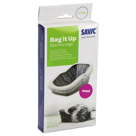 Abbildung SAVIC Katzentoilettenbeutel Maxi - 12er Pack
