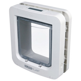 Abbildung SURE Flap 4-Wege Freilauftr mit Mikrochip-Erkennung wei fr Katzen