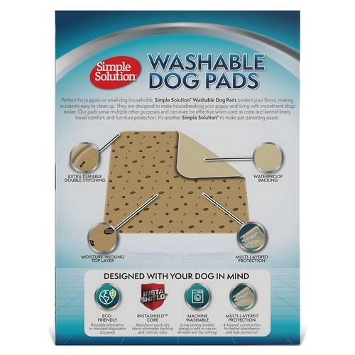 weitere Abbildung Simple Solution Welpen-Unterlage, wiederverwendbar - 2er Pack