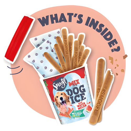 weitere Abbildung Smoofl Mix fr Dog Ice / Eis-Mix fr Hunde Wassermelone 160 g