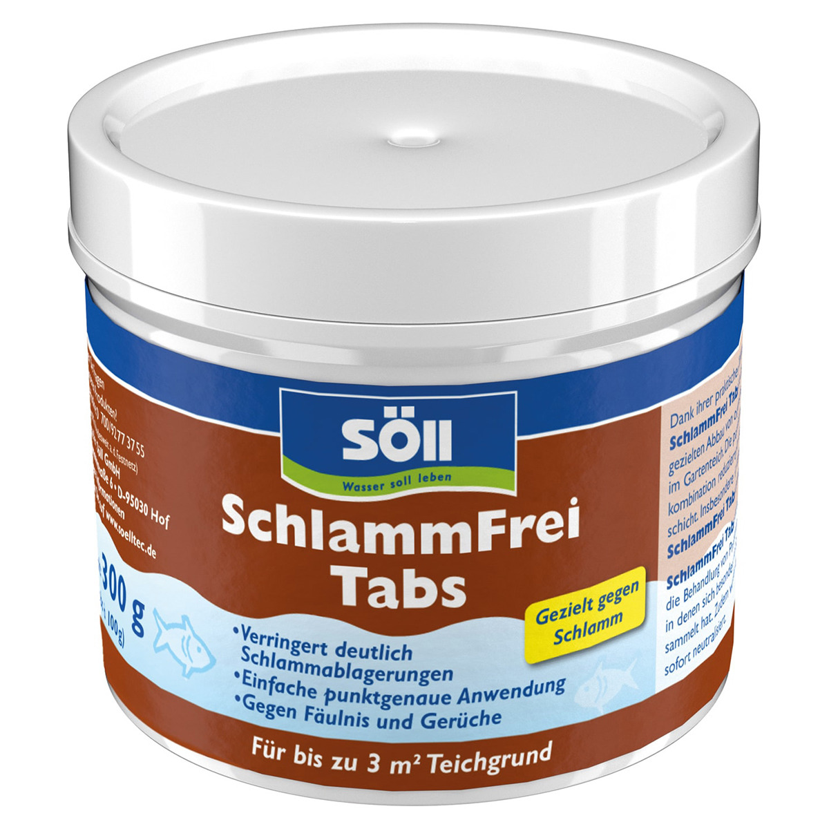 Söll SchlammFrei Tabs Schlammabbau im Teich Wasserqualität