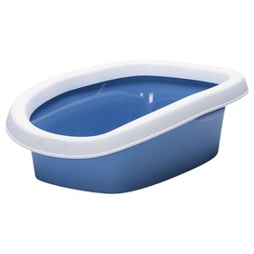 Abbildung Stefanplast Katzentoilette Sprint wei/blau