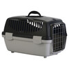Stefanplast Transportbox Gulliver dunkelgrau/grau für Katzen Abbildung 1