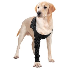 Abbildung Suitical Recovery Front Leg Single Sleeve Dog schwarz