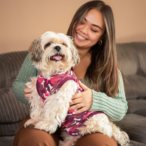 weitere Abbildung Suitical Recovery Suit Dog pink camouflage