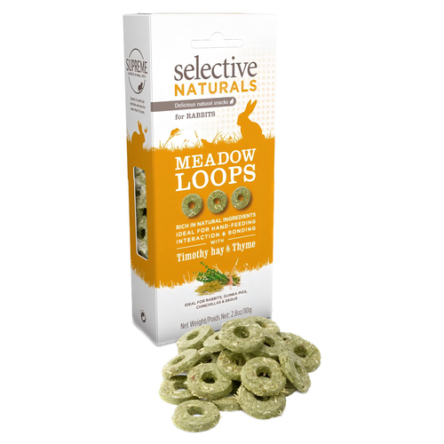 weitere Abbildung Supreme Science Selective Naturals Meadow Loops Timothy Hay & Thyme 80 g