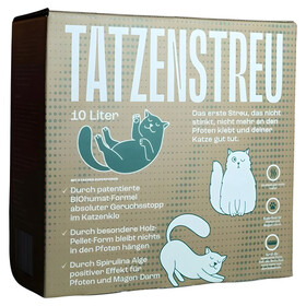 Abbildung Tatzenstreu nachhaltiges Katzenstreu 10 Liter