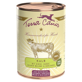 Abbildung Terra Canis Classic Kalb mit Hirse, Gurke, gelber Melone & Brlauch 400 g - 12 Stck