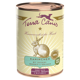 Abbildung Terra Canis Classic Kaninchen mit Zucchini, Amaranth und Brlauch 400 g - 12 Stck