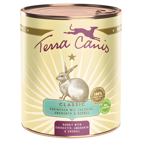 Terra Canis Classic Kaninchen mit Zucchini, Amaranth & Kerbel 800 g