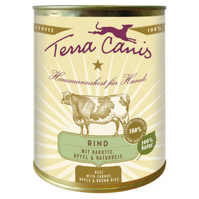 Abbildung Terra Canis Classic Rind mit Karotte, Apfel und Naturreis 800 g - 6 Stck