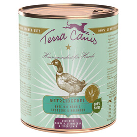 Abbildung Terra Canis Ente mit Krbis, Erdbeere und Holunder / getreidefrei 800 g - 6 Stck